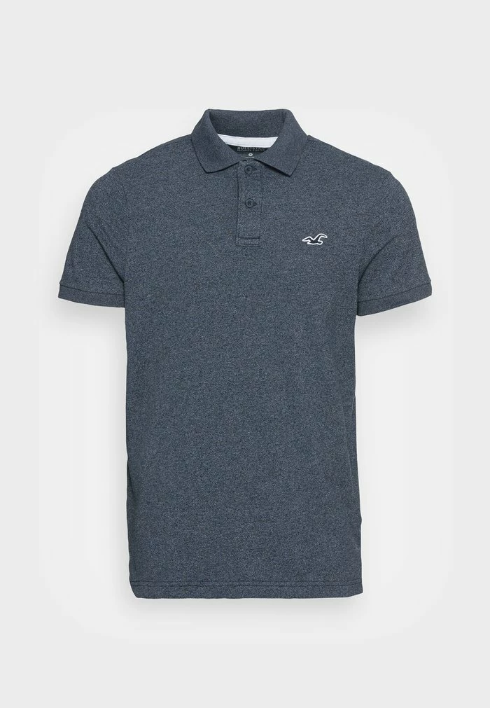 Best Sale 💯 Hollister Co. CORE - Polo 👕 Shirt - Textured Navy 🛒 - Image 4