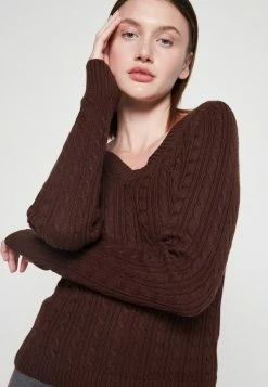 Brand new ✨ Hollister Co. ICON CABLE V NECK - Jumper - Chicory Brown ???? 11 Brand new ✨ Hollister Co. ICON CABLE V NECK - Jumper - Chicory Brown ???? -Hollister Sales Store f5ad4686890e4154a8be38e1e2401d27