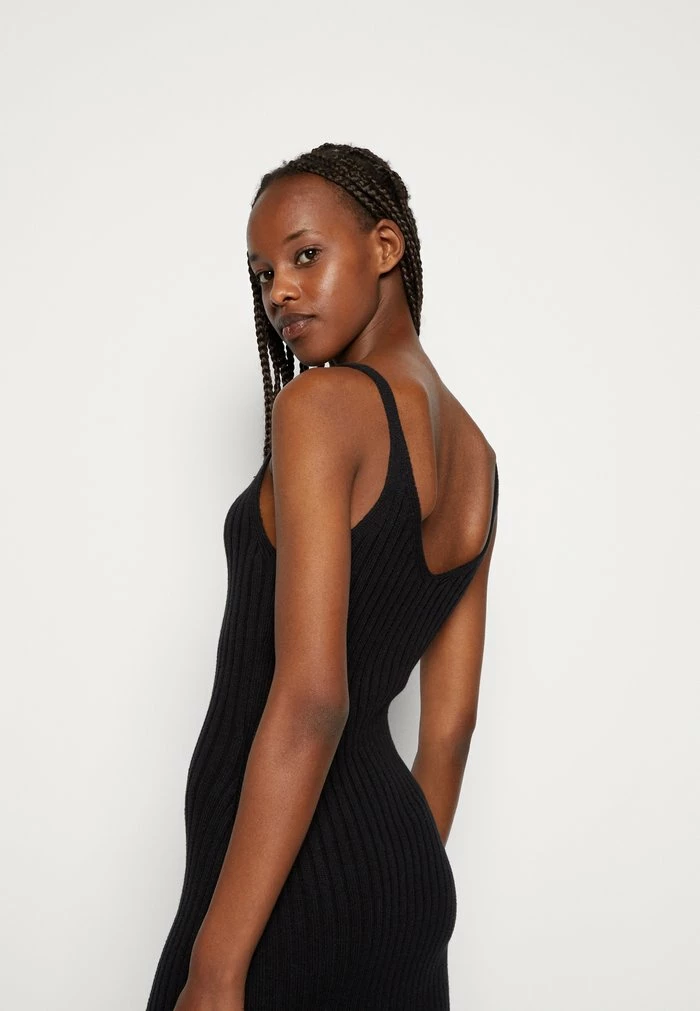 Top 10 😉 Hollister Co. BIB BARE SWEATER MIDI 👗 DRESS - Shift 👗 DRESS - Black ⌛ - Image 4