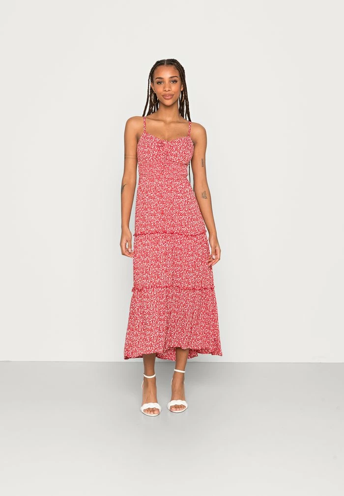 Outlet ❤️ Hollister Co. BARE MIDI - Day 👗 Dress - Red 👍