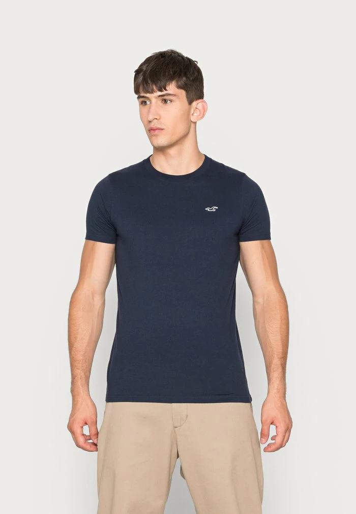 Buy 😉 Hollister Co. MUSCLE FIT CREW 3PACK - Basic T-shirt - Grey/green/navy 😀 - Image 5