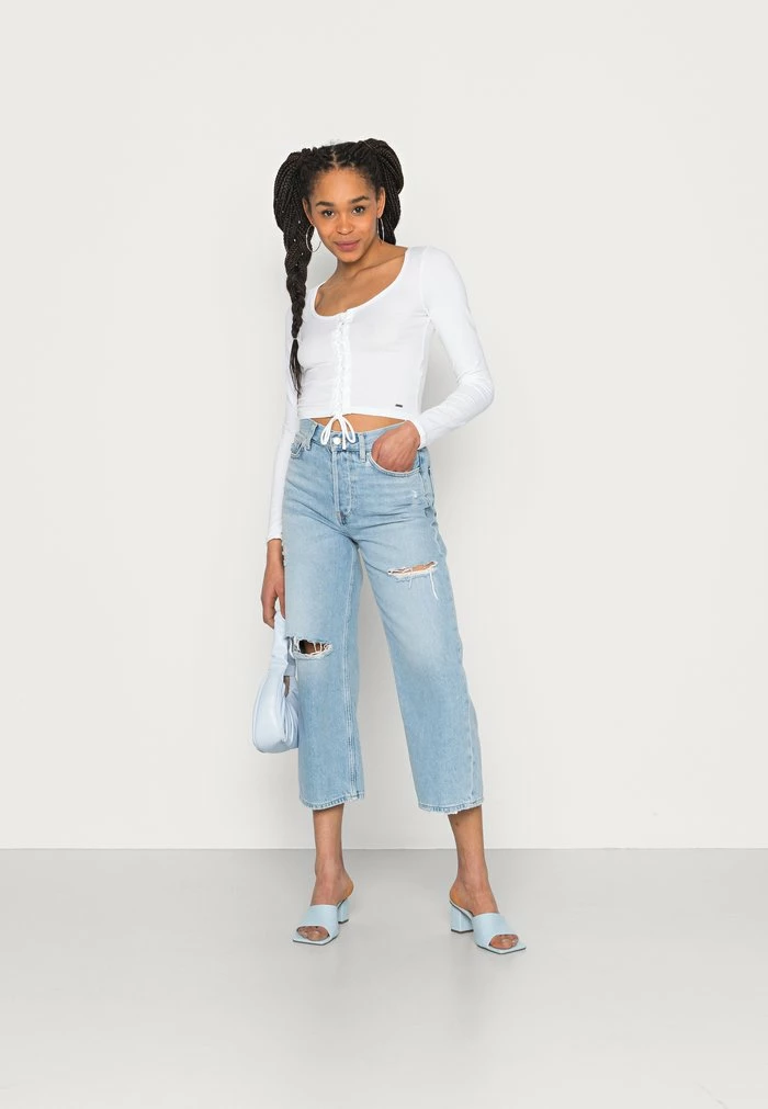 Wholesale ๐ Hollister Co. Long Sleeved Top - Bright White ๐ - Image 2