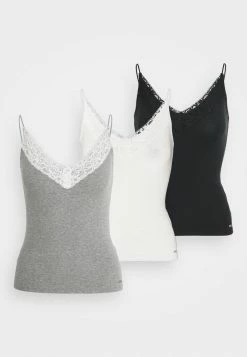 Best deal 🥰 Hollister Co. BARE CAMI 3 PACK - Top - White/grey/black 🔥