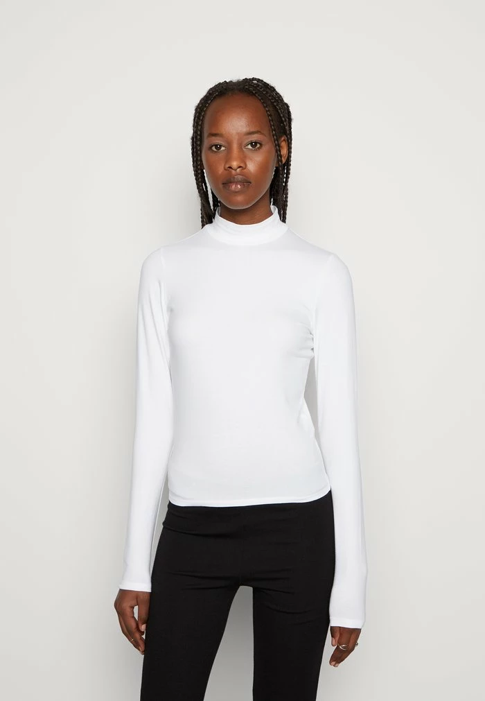 Flash Sale ✨ Hollister Co. MOCK NECK 2-PACK - Long Sleeved Top - Bright White/casual Black ⌛ - Image 2