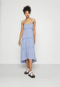 Discount โค๏ธ Hollister Co. ELEVATED PRETTY MIDI - Day ๐ Dress - Light Blue ๐งจ