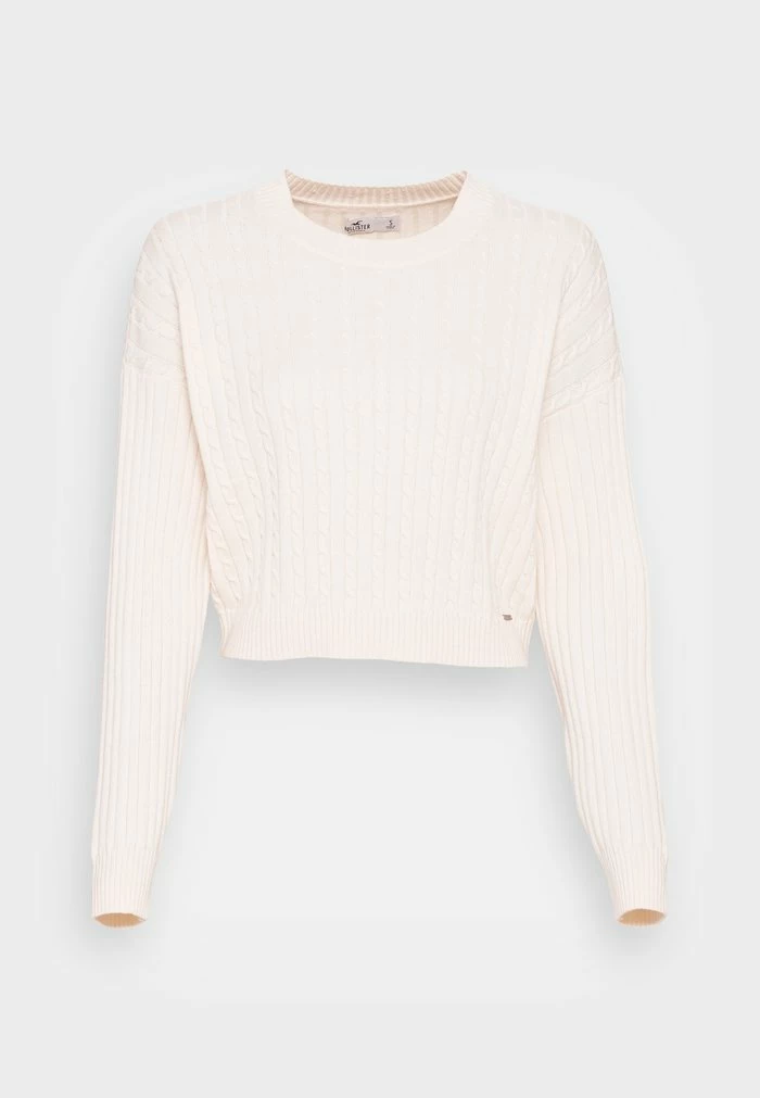 Best reviews of ๐ Hollister Co. CYBER DROP SOLIDS - Jumper - Antique White ๐ - Image 4
